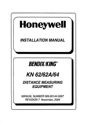 BendixKing by Honeywell, KN 62, KN 62A, KN 64