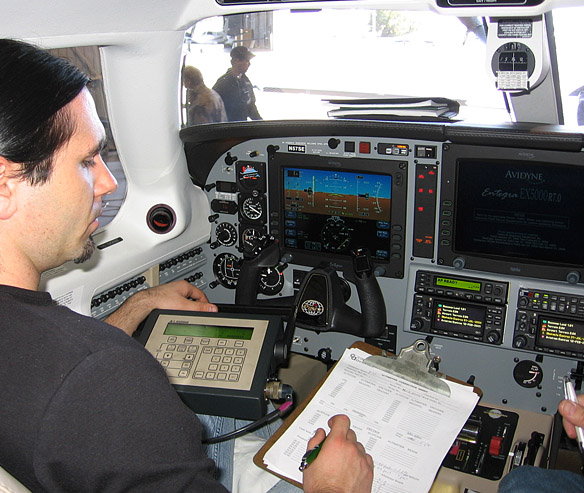 Drabpol, avionics, tests and evaluations