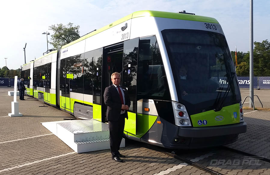 SOLARIS Tramino - InnoTrans 2016 in Berlin SOLARIS Tramino - InnoTrans 2016 in Berlin